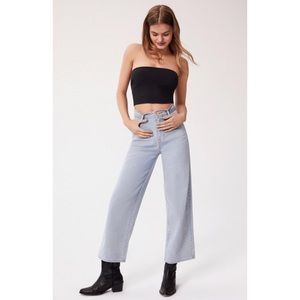 BDG High Wide Cropped Jean Light Wash